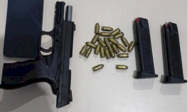 Homem foragido da Justiça é preso com arma de fogo no centro de Jacobina