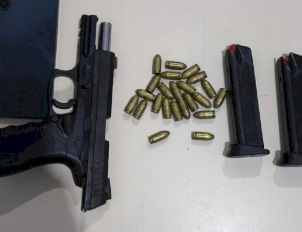 Homem foragido da Justiça é preso com arma de fogo no centro de Jacobina